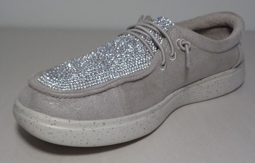 Bobs by Skechers Size 8 M SUPER FLIRTSNEAKER Taupe Loafers New Women's Shoes - Picture 8 of 18