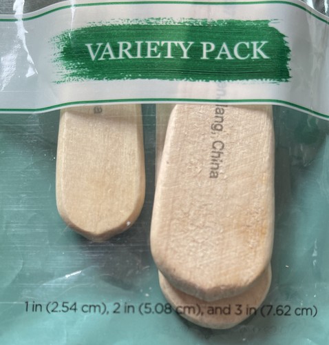 PLAID 44287E APPLE BARREL CHIP BRUSH SET NAT BRISTLE 3PC VALUE PACK NEW & SEALED - Picture 3 of 5