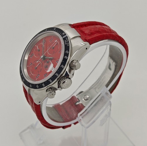Tudor Prince Date Day Daytona Red Dial 40mm Steel Watch 79260P - Picture 4 of 7
