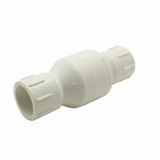 Thrifco 6415198 1-1/4 Inch Slip PVC Spring Check Valve
