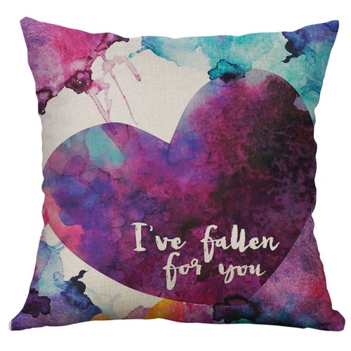 Funda de cojín de amor acuarela de San Valentín arte para fundas de almohada de corazón - Imagen 7 de 20