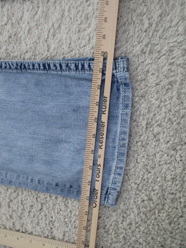 BKE Jeans Mens 34s Blue Carter Denim Western Cotton Buckle Light Wash A2 - Picture 4 of 18