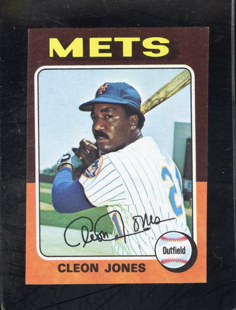 1975 Topps SET BREAK #43 Cleon Jones - NM/MT corners - New York Mets (660)