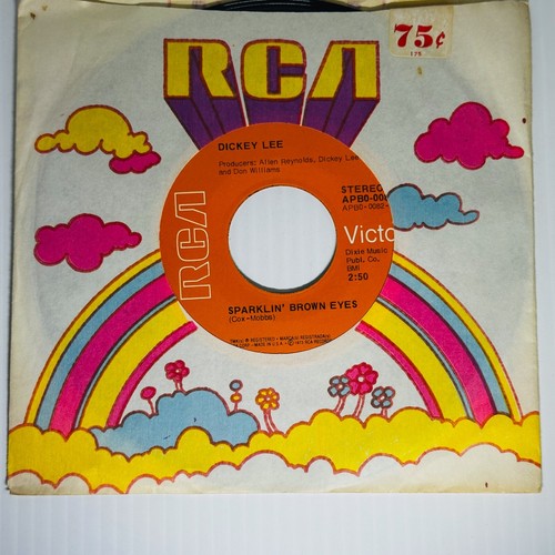 Dickey Lee 45 Single Record Sparklin' Brown Eyes B/W A Country Song - Picture 13 of 24