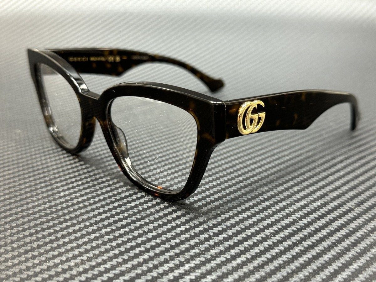 GUCCI GG1424O 006 Brown Havana Women's 54 mm Medium
