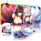 Anime Azur Lane Akagi & Kaga Oversized LED Gaming Mouse Pad Keyboard Table Mat
