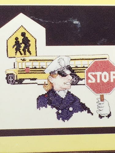 Police Fire Fighter Postal EMT Counted Cross Stitch Patterns Puckerbrush PB-30 - Picture 4 of 7