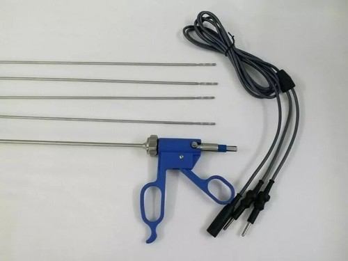 Laparoscopic Bipolar Maryland Fenestrated Forceps Inserts with Handle Cable 5mm - Picture 6 of 14