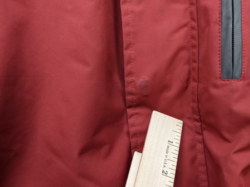 WEATHERPROOF Coat Mens XL Red Gray Hidden Hood Jacket Winter - Picture 16 of 19