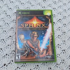 Sphinx and the Cursed Mummy Microsoft Xbox 2003 Video Game Complete CIB Manual