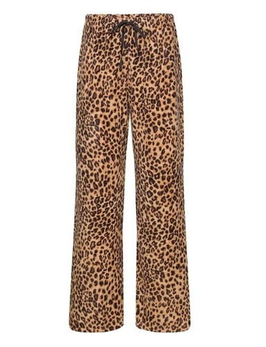 Ralph Lauren Women's Pajama Pants ONLY LN72283F - Leopard Print - Size S