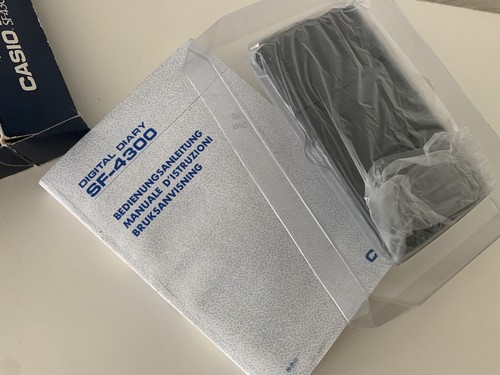 Casio Digital Diary SF-4300BK, Organizer in OVP - 3 Knopfzellen neu benötigt - Bild 3 von 5