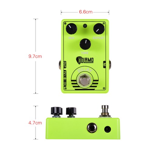 Dolamo Electric Guitar Effects Pedal Distortion Overdrive FUZZ True Bypass F7Z3 - Picture 3 of 27