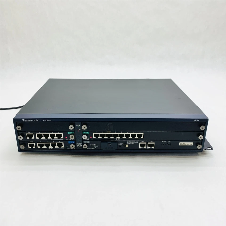 Panasonic KX-NCP500 Pure IP-PBX Phone System with IPCMPR+LCOT4+DHLC4+DLC8 Module - Image 2 of 4