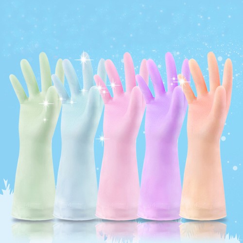 3 Pairs Geschirrspülhandschuhe Gummihandschuhe Dünner Handschuhschutz - Bild 3 von 12