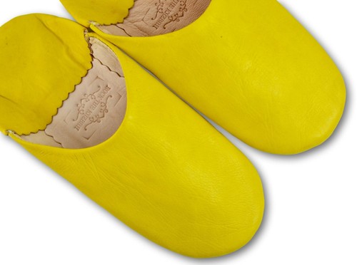 MOROCCAN LEATHER BABOUCHE SLIPPERS SHEEPSKIN SLIDES MULES WOMENS **HANDMADE** - Picture 60 of 205