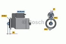BOSCH REMAN STARTER - 0986018380