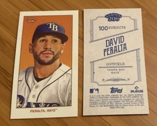 2022 Topps T206 Wave 2 Freddy Peralta Tampa Bay Rays Base Mini Baseball Card
