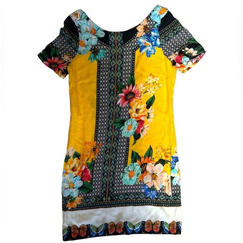 Vintage RARE Farm Rio Brazil Exclusive Floral and Butterfly Printed Dress - Imagen 2 de 7
