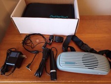 ChatterVox Personal Voice Amplification System With Hand Held Microphone, In Box