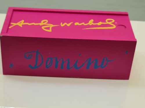 Juego de dominó de madera Andy Warhol 1995 "Flores" - Dominó - Hecho en Francia - Imagen 5 de 12