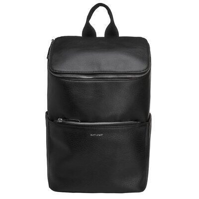 New Womens Matt /& Nat Black Brave Vegan Polyvinyl Backpack Backpacks