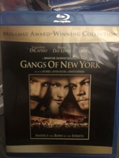 GANGS OF NEW YORK Blu-ray Just Seen One Time Almost Brand New Nice