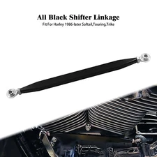Aluminum Black Gear Shift Shifter Rod Linkage Fit For Harley Softail Touring 86+