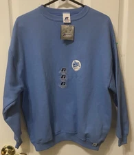 Russell Athletic Sweatshirt Crewneck Sz Youth XL Light Blue NWT Spot protection