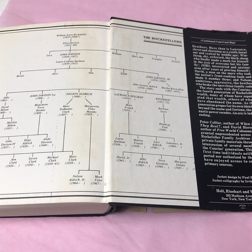 The Rockefellers An American Dynasty Collier & Horowitz 1976 Hardcover - Picture 6 of 7