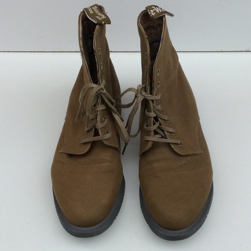 DR MARTENS Air Wair Suede Leather Boots UK 9/US 10 With Sole Bouncing - Picture 5 of 24