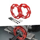 For YAMAHA YFZ450R Dual Sprocket Guard Chain Cover Protection 2009 2010-2023 Red