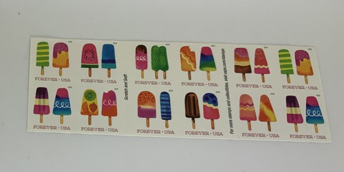 Frozen Treats Forever Stamps Book of 20 - Picture 2 of 2