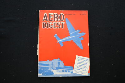 1939 NOV AERO DIGEST MAGAZINE - LOCKHEED ''LODESTAR'' 17-PLACE COVER - E 10715