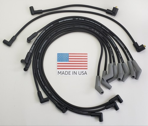 BIG BLOCK CHEVY 396 454 BLACK SMALL CAP HEI DISTRIBUTOR + 8.5mm WIRES + 45K COIL - Picture 2 of 7