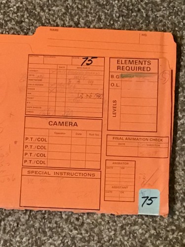 Star Wars Ewoks Studio Production Animation Folder 1985-86 TV Series Lucas Films - 第 2/7 張圖片