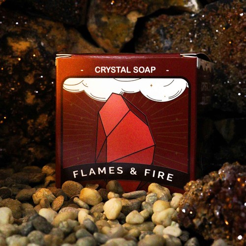 π₯π Crystal Elemental Soap - Handmade UK - Fire, Water, Air, Earth π - Picture 8 of 17