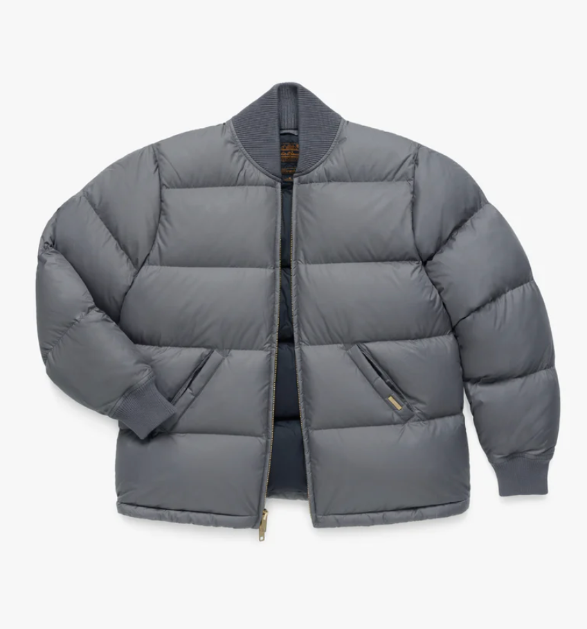 Eddie Bauer Jjjjound Down Puffer Jacket Cinder Gray Grey Eddie Bauer Jjjjound Down Puffer Jacket Cinder Gray Grey