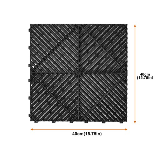 Garage Flooring Tiles Interlocking 40X40" 50 Pack Bulk 50 sq.ft Graphite - Picture 10 of 10