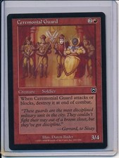MTG CEREMONIAL GUARD Mercadian Masques 182/350 Regular Common