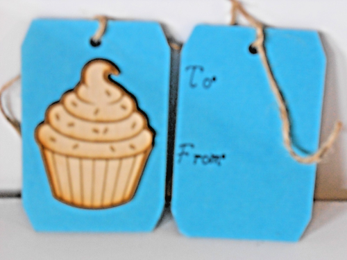 Handmade Gift Tags with engraved wooden Crafts (12) Pack - Picture 4 of 9