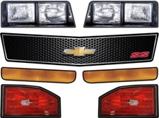 Monte Carlo Headlight Decal Kit Street Stock Bomber Nose Bumper Graphics