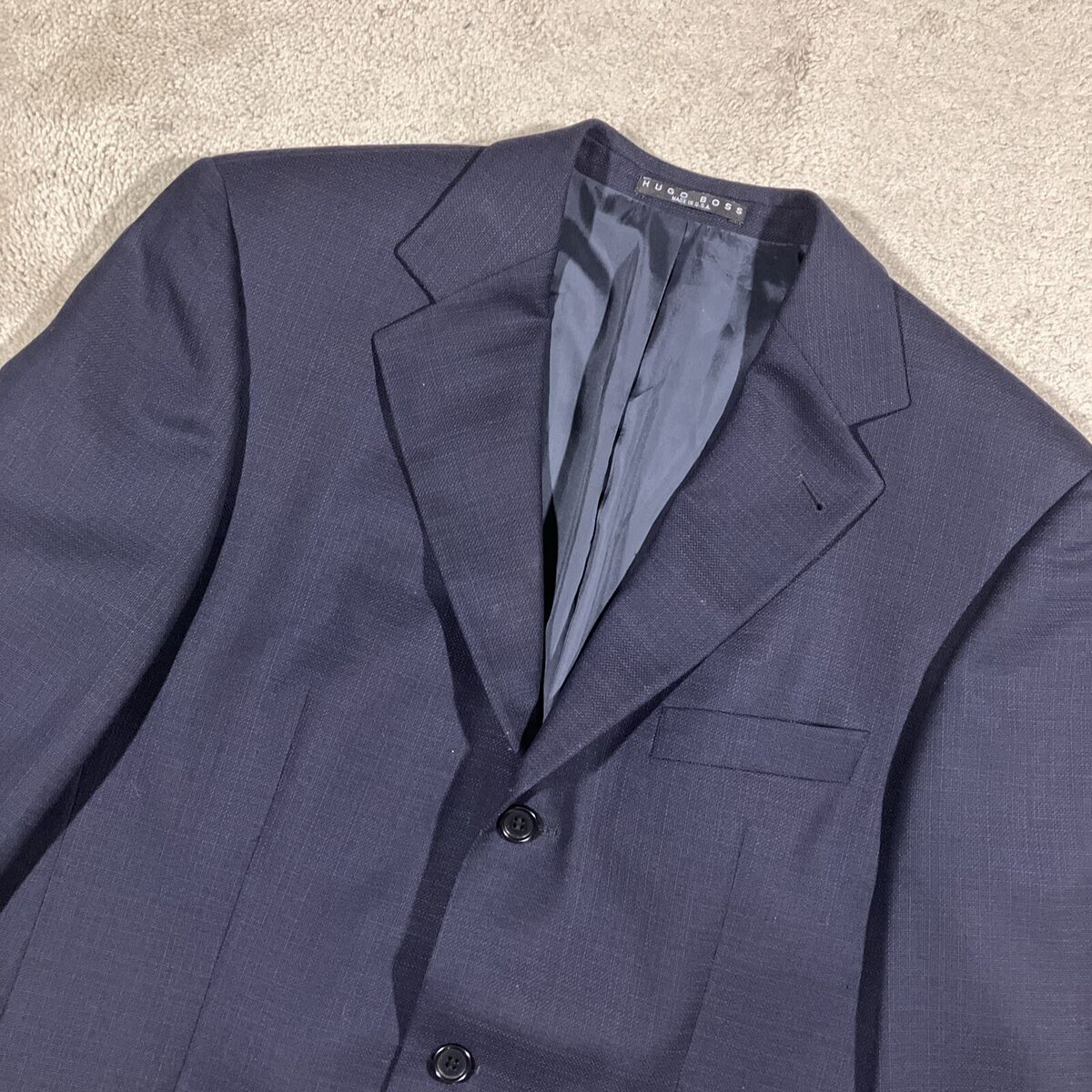 Hugo Boss Loro Piana Super 110s Twister Suit Jacket Mens 42T Hugo Boss Loro Piana Super 110s Twister Suit Jacket Mens 42T