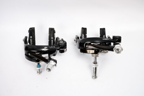 TEKTRO Front/Rear Brake Caliper Set R520 Dual Pivot Black Road Bike Brakeset - Picture 3 of 6