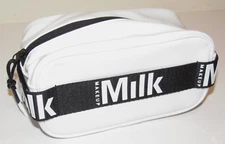 Milk Makeup White & Black Logo Cosmetic Bag Makeup Travel Limited Edition