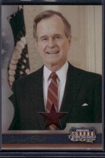 2008 Donruss Threads #BA-50 George Bush Baseball Americana Materials #/500