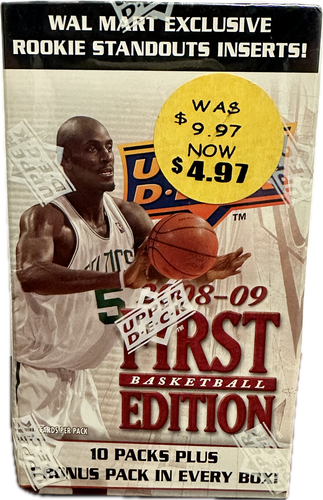 Upper Deck First Edition Basketball BLASTER Box 2008-2009 Sealed Walmart