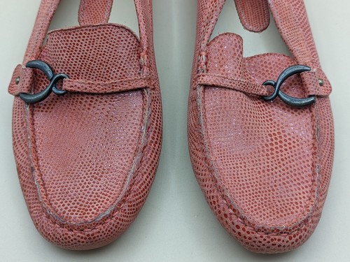 VANELI Women's Salmon Pink Slip On Driving Shoes Moccasins Loafers Sz 8.5 A - Picture 4 of 15