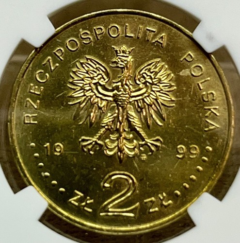 Poland 1999 2 Złotych NGC MS 64 Fryderyk Chopin - Picture 3 of 6