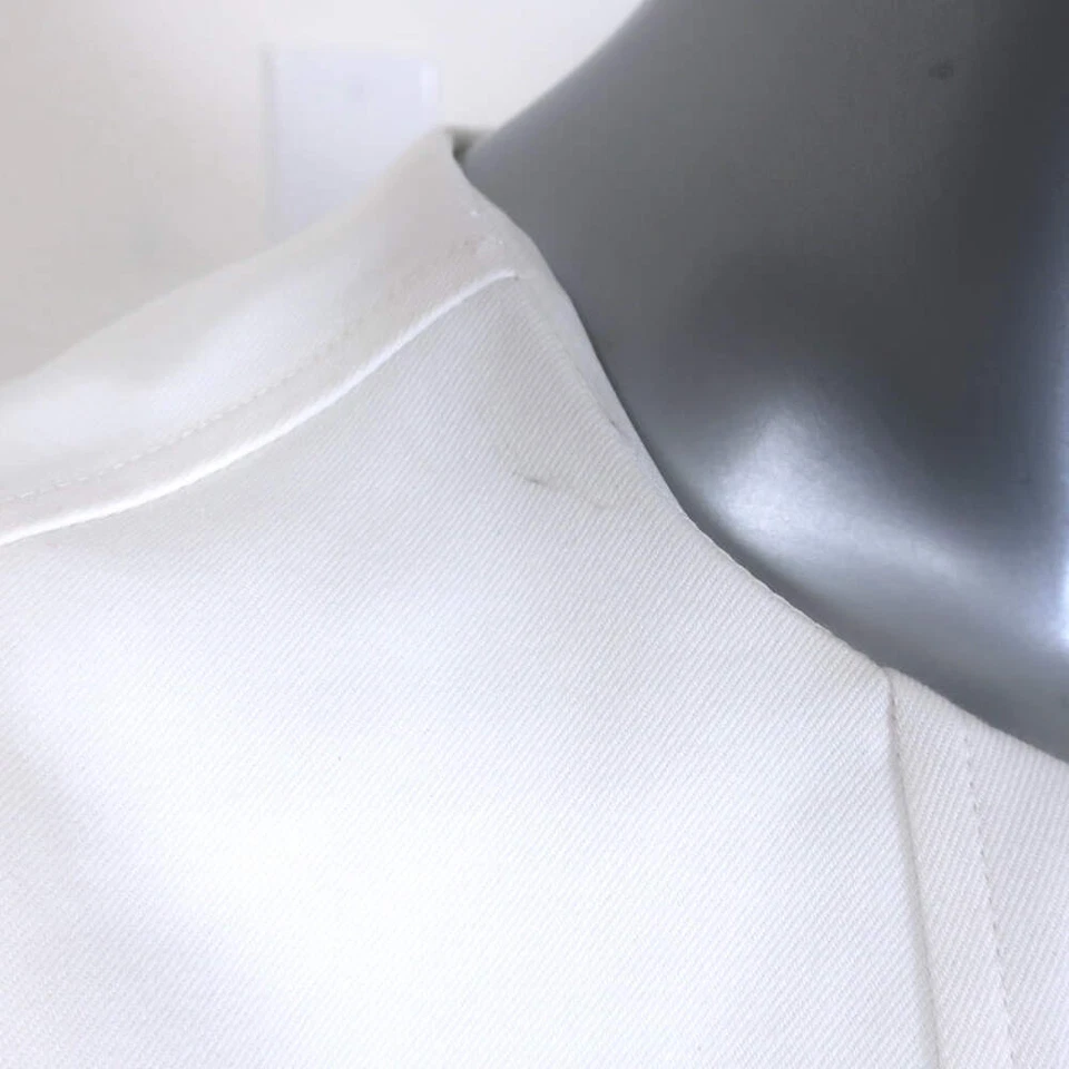 Mini Vestido Belstaff Sin Mangas Blanco Elástico Algodón Talla 40 Foto 2 de 4